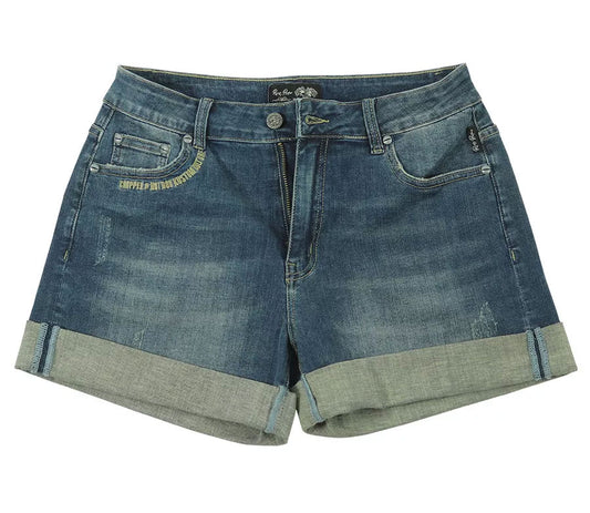 Rusty Pistons naiste lühikesed teksapüksid